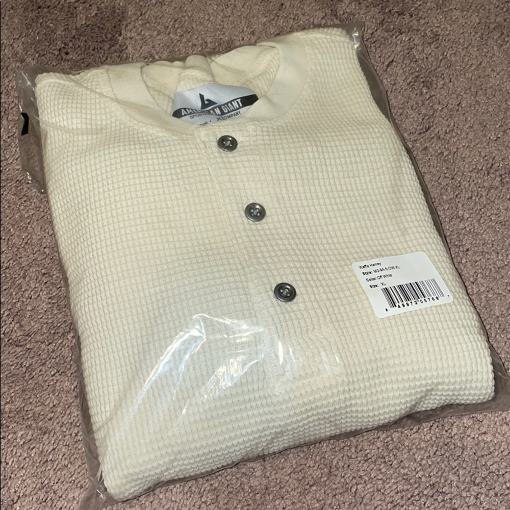COPY - American Giant Waffle Henley